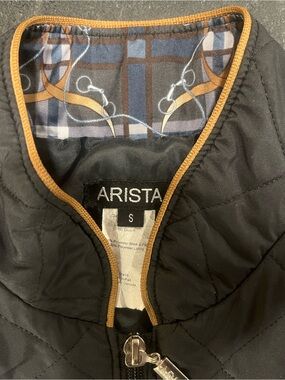Arista Equestrian Soft Shell Vest Size S Black Women’s Riding Vest EUC
